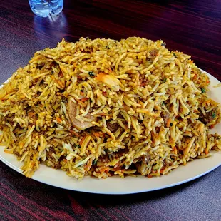 Goat Biriyani. $19.99.