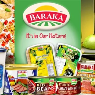 a variety of food items