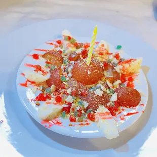 Birthday cake with Dessert&apos;s