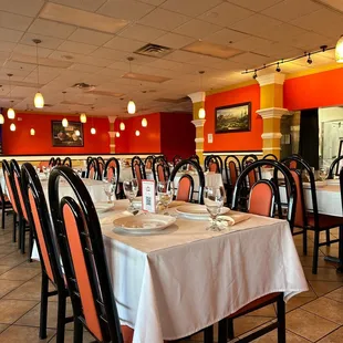 the dining area