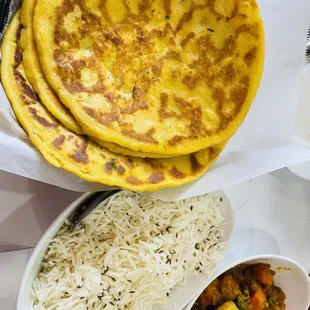 Makki Di Roti (2pc) Jeera Rice