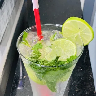 Fresh lime soda