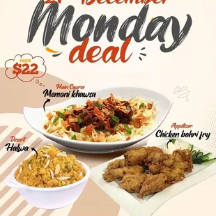 it&apos;s december monday deal