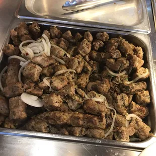 Chicken kabob (part of buffet)