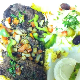 Kifta kabob, takeout