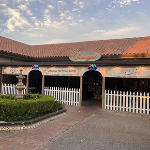 the entrance