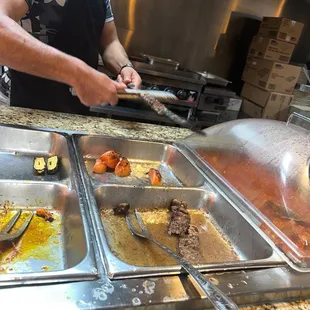 sushi and sashimi, interior