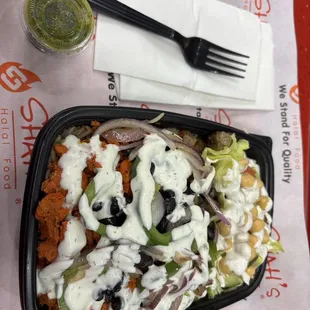 Combo over Rice (Lamb (Contains Beef) &amp; Chicken)