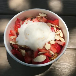 The Island Bowl with Haupia Sorbet