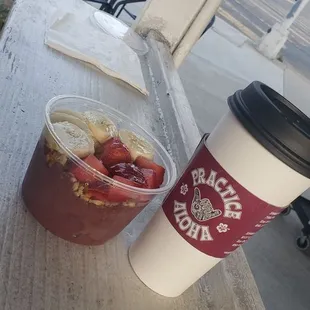 Peanut Butter Banzai and Aloha White Mocha