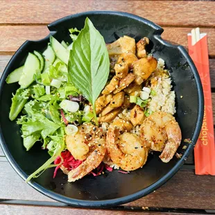 Hawaiian surf and turf