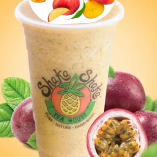 Passion Fruit +Mango Smoothie