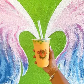 Mango Papaya Milk Smoothie