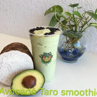 Avocado Taro Milk Smoothie