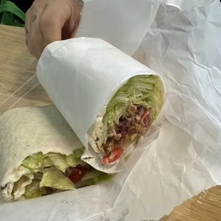 This was the bacon wrap