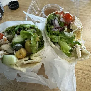 This was the chicken wrap with Everything