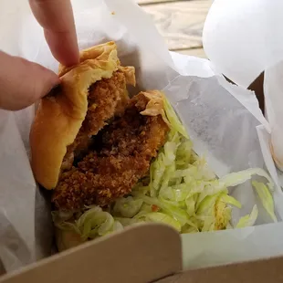 Fried Oyster Sandwich