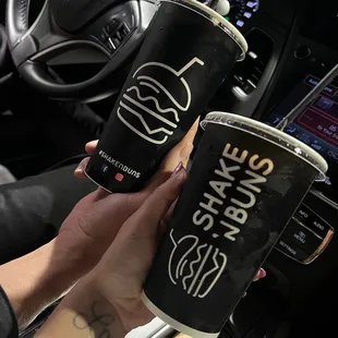  person holding a cup of coffee