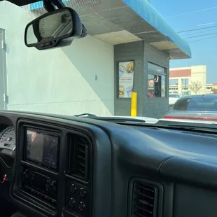 he interior of a car