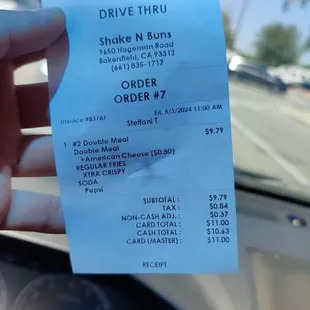 A lot going on in this receipt that doesn&apos;t add up.