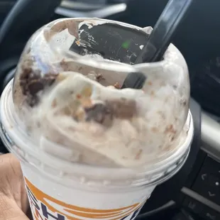 Banana dipped crunch swirl