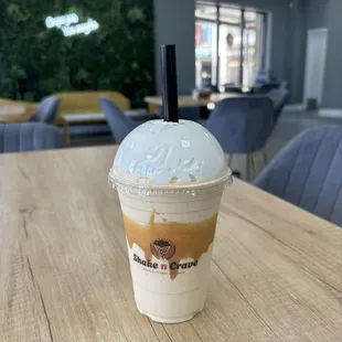 Peanut butter milkshake