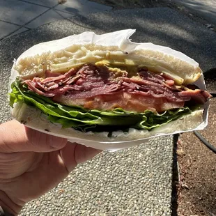 Pastrami Sandwich - this was a mighty fine sandwich!