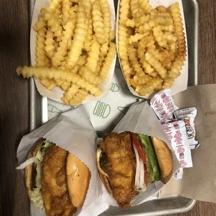Chick'n Shack, Fries