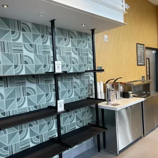 Pickup area inside Shake Shack - Bay Street in Emeryville.