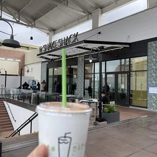 Cheers to a great shake at Shake Shack - Bay Street in Emeryville.