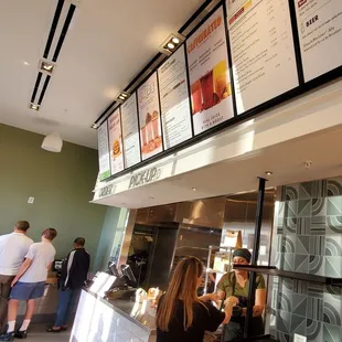 customers waiting for their order