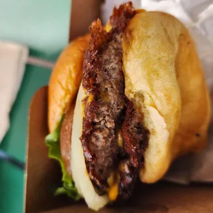 The double shack? Don't know, it was tasty.