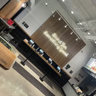 the inside of a shake shack