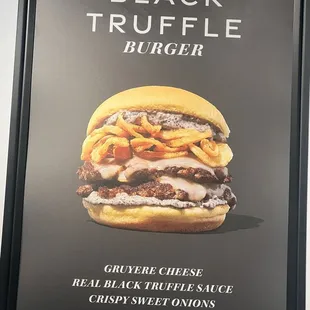 menu, burgers