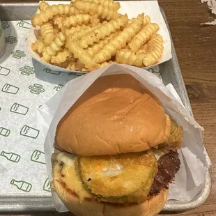 ShackBurger-with fried pickles