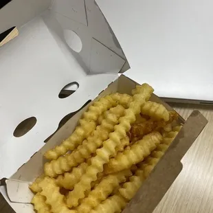a box of macaroni and cheese fries