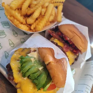 Double ShackBurger and SmokeShack