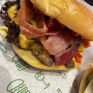 Double Smoke Shack Burger