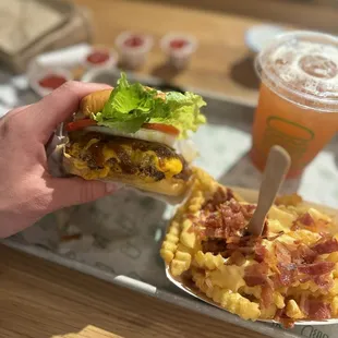 burgers, food