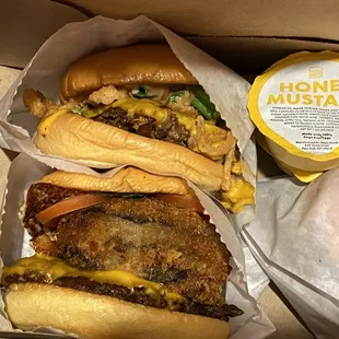 Korean BBQ Burger, Shack Stack