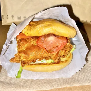 "Chicken Shack" (I asked for tomatoes to be added) @ Shake Shack - 1/19/24
