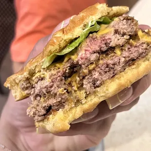 Have to ask for burger well done if you want no pink. Oops