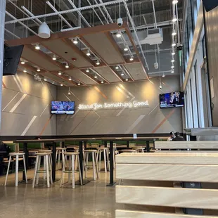the interior of shake shack
