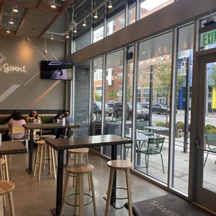 the inside of a shake shack
