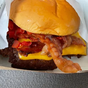 The SmokeShack burger. A flavor explosion!