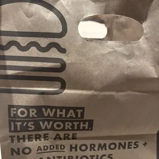 Luv that Shake Shack burger meat has no added hormones and antibiotics.