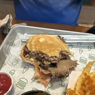 Shake stack have eaten
