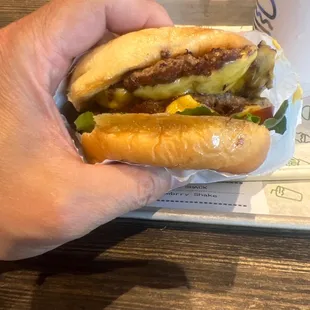 Shake shack double for $9,89 .