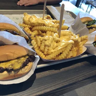 Cheese Fries and Cheeseburgers!