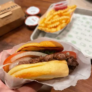 ShackBurger- and Fries
